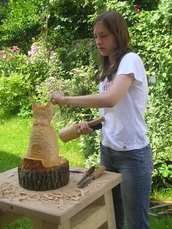 Bildhauerkurs Katze