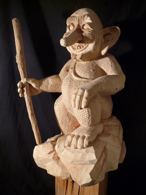 Troll als Garten - Skulptur Troll als Garten - Skulptur